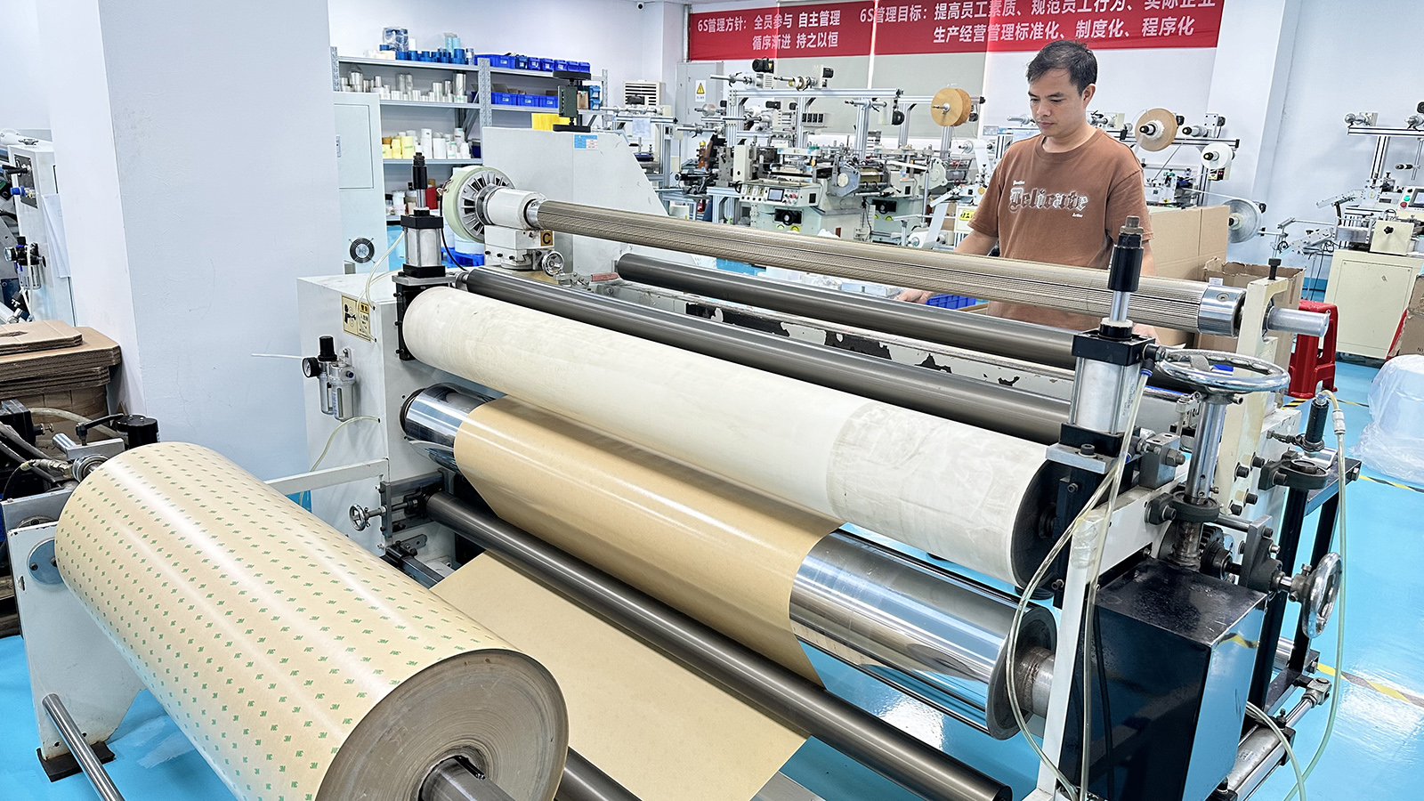 Adhesive tape production capacity 8